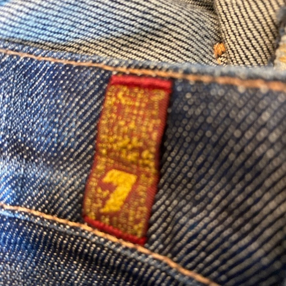 7 for all Mankind low rise ankle zip jeans - Picture 4 of 8